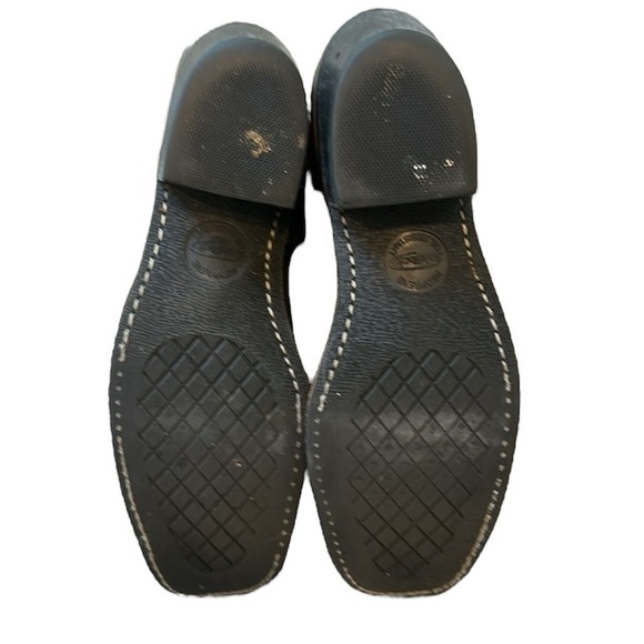 Frye Vintage Olive Green Leather Harness Boot size 9.5 - Picture 6 of 9